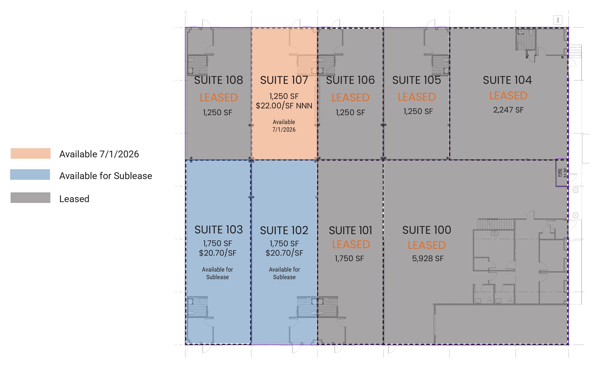 13201 W 43rd Dr, Golden, CO à louer Plan d’étage– Image 1 sur 1