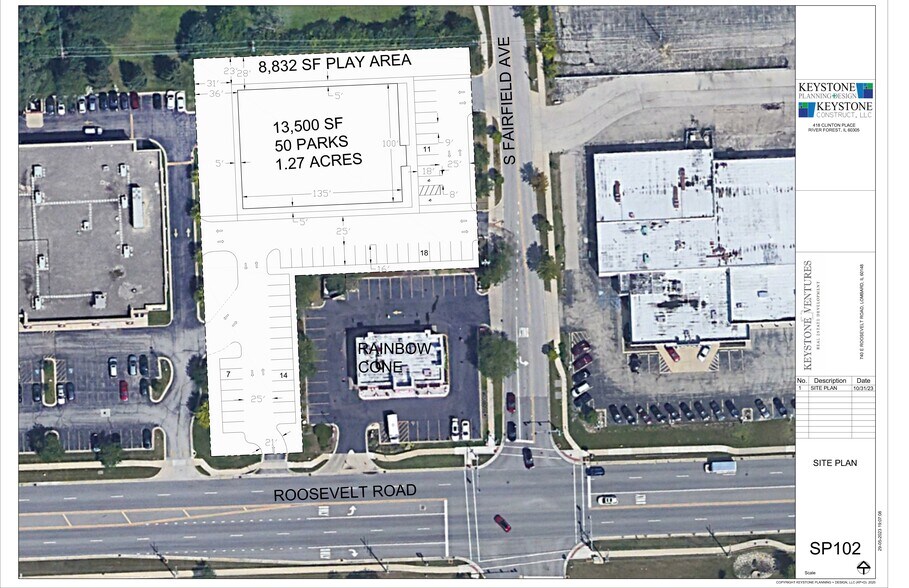 498 E Roosevelt Rd, Lombard, IL à louer - Plan de site – Image 3 sur 3