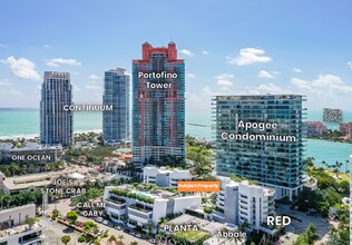801 S Pointe Dr, Miami Beach, FL - VUE AÉRIENNE  vue de carte