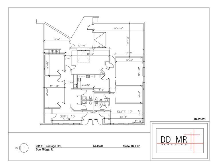 241 S Frontage Rd, Burr Ridge, IL à louer - Plan d’étage – Image 2 sur 4