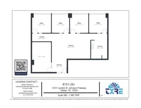 8131 Lyndon B Johnson Fwy, Dallas, TX à louer Plan d’étage– Image 1 sur 1