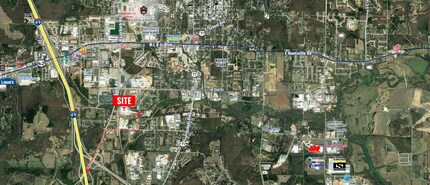 1312 W Sunchase Ct, Fayetteville, AR - Vue aérienne vue de carte