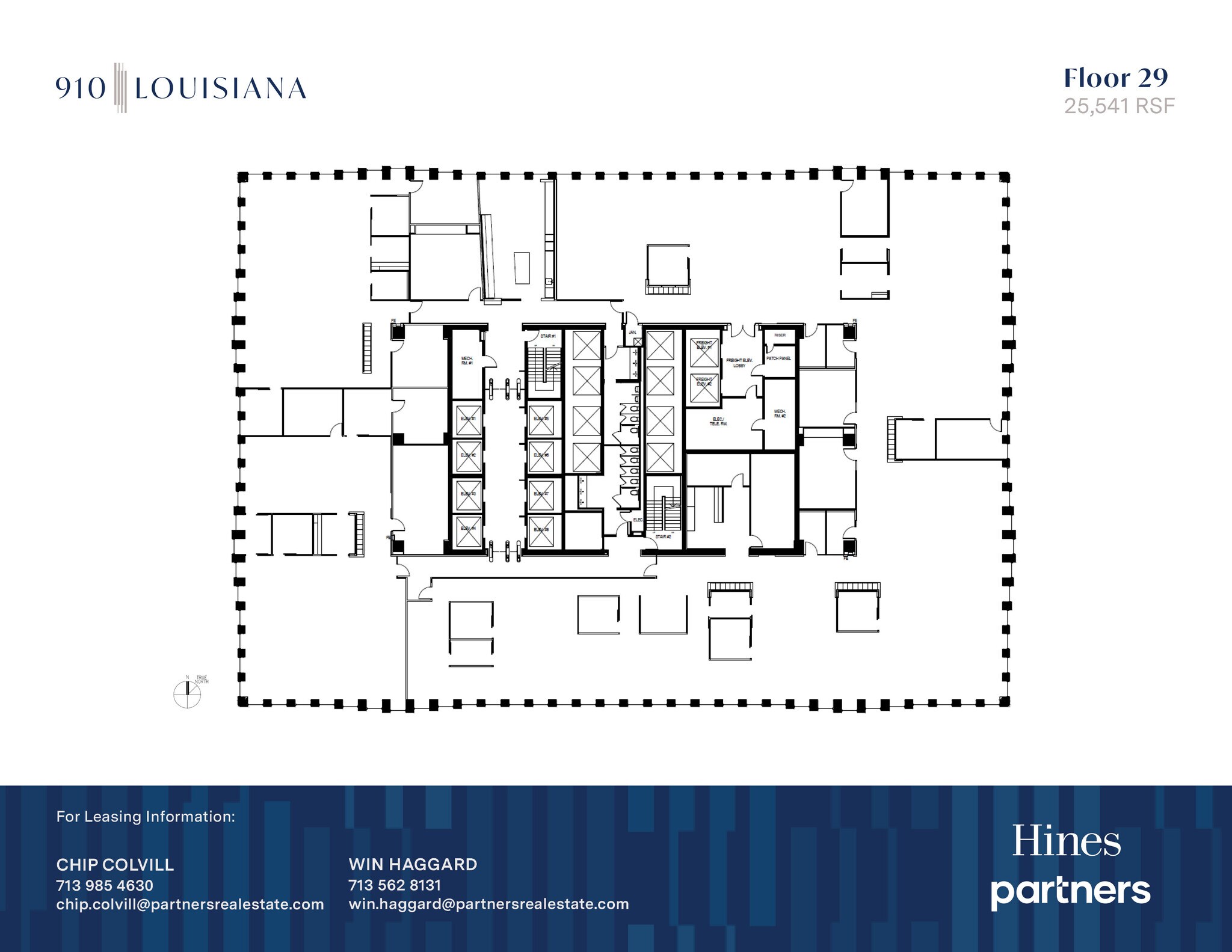 910 Louisiana St, Houston, TX à louer Plan d’étage– Image 1 sur 1