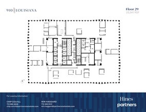 910 Louisiana St, Houston, TX à louer Plan d’étage– Image 1 sur 1