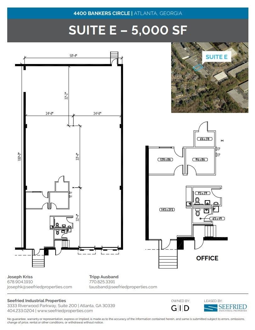 4400 Bankers Cir, Atlanta, GA à louer Plan d’étage– Image 1 sur 1