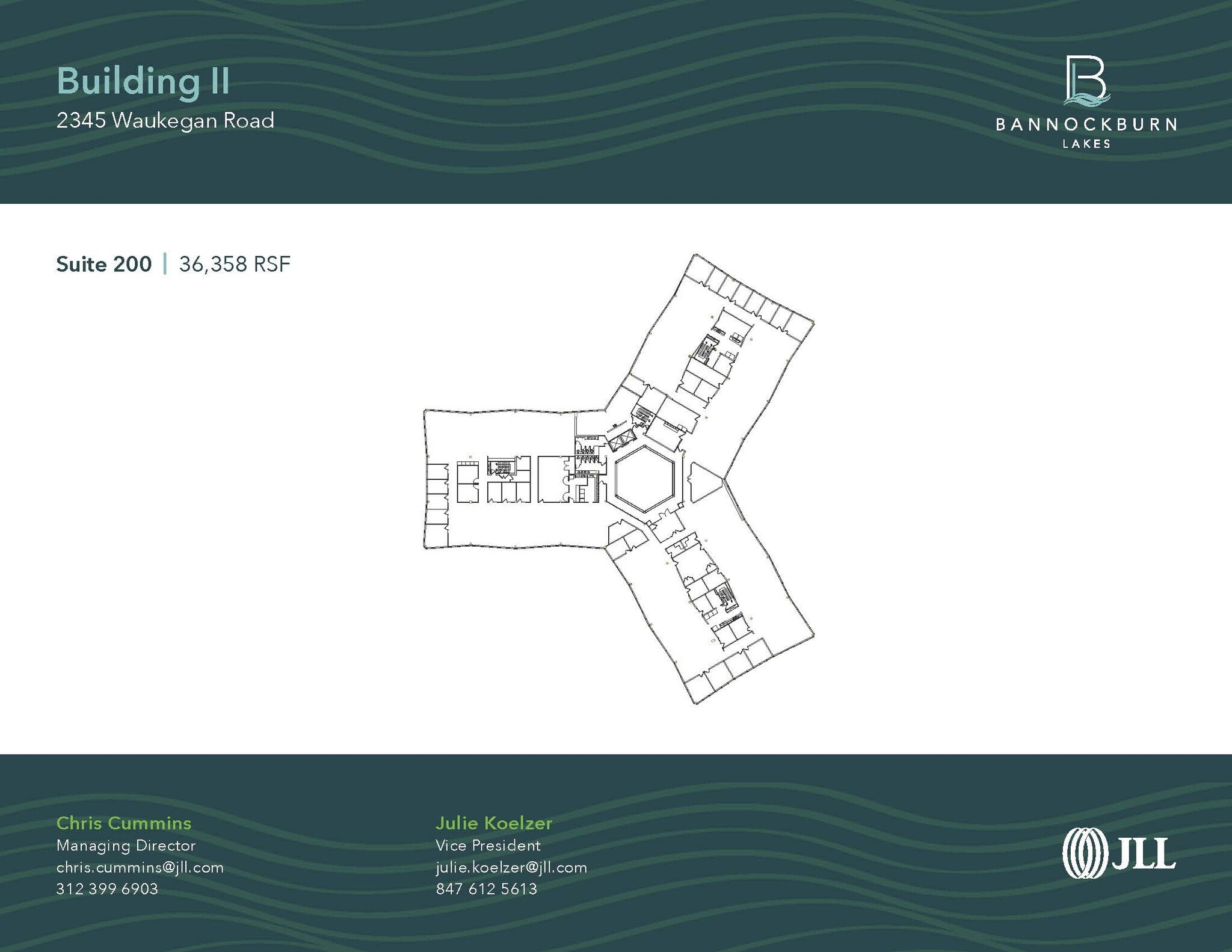 2333 Waukegan Rd, Bannockburn, IL à louer Plan d’étage– Image 1 sur 1
