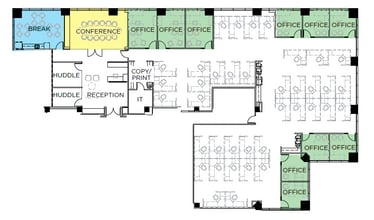 7676 Hazard Center Dr, San Diego, CA à louer Plan d’étage– Image 1 sur 1