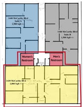 1430-1440 McCarthy Blvd, New Bern, NC à louer Plan d’étage– Image 1 sur 27