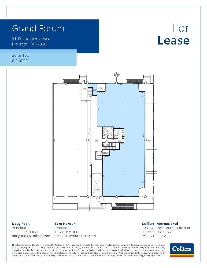 3133 Southwest Fwy, Houston, TX à vendre Plan d’étage– Image 1 sur 1