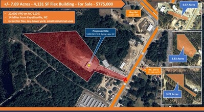 14260 NC 210 N, Spring Lake, NC - Vue aérienne  vue de carte