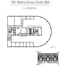 25 Metro Dr, San Jose, CA à louer Plan d’étage– Image 1 sur 1