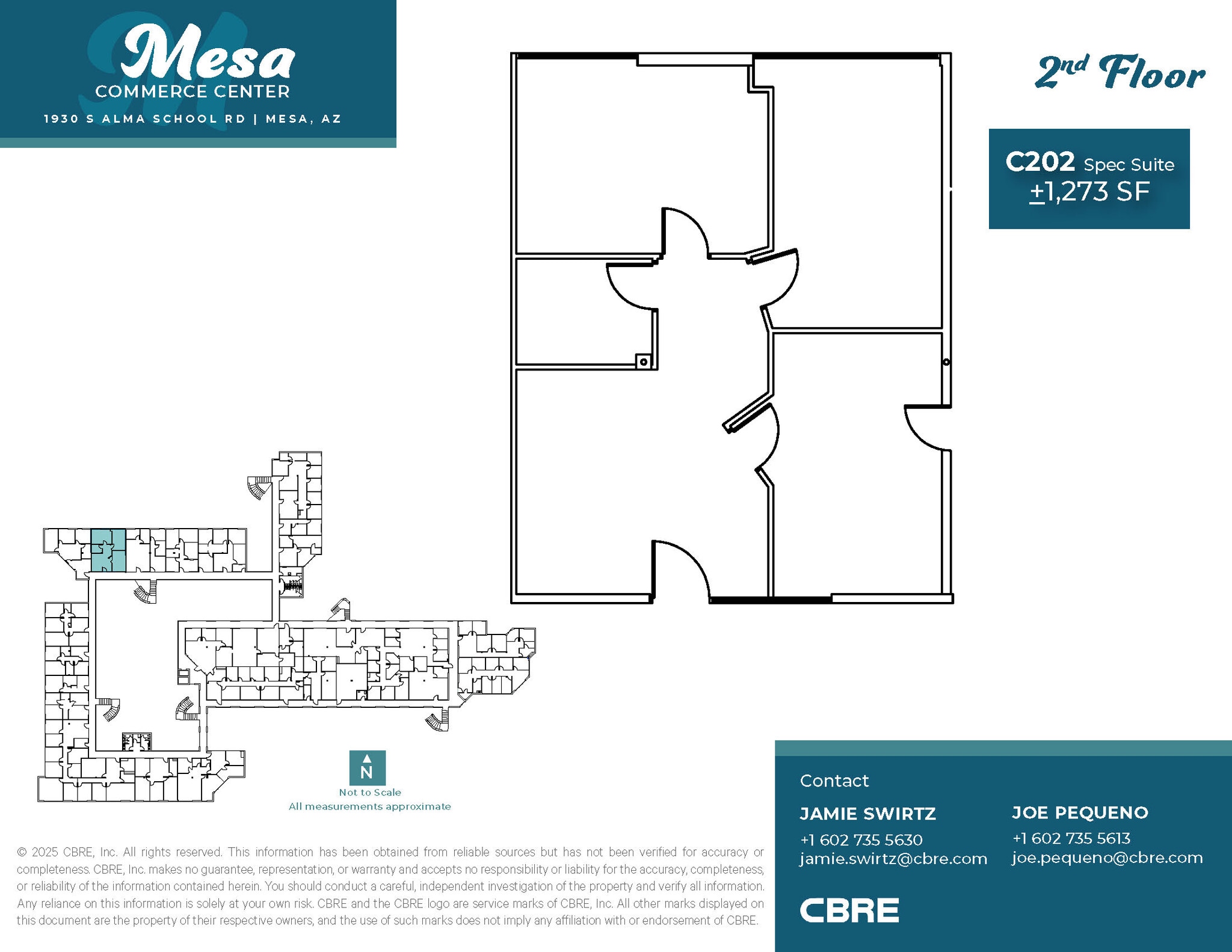 1930 S Alma School Rd, Mesa, AZ à louer Plan d’étage– Image 1 sur 10