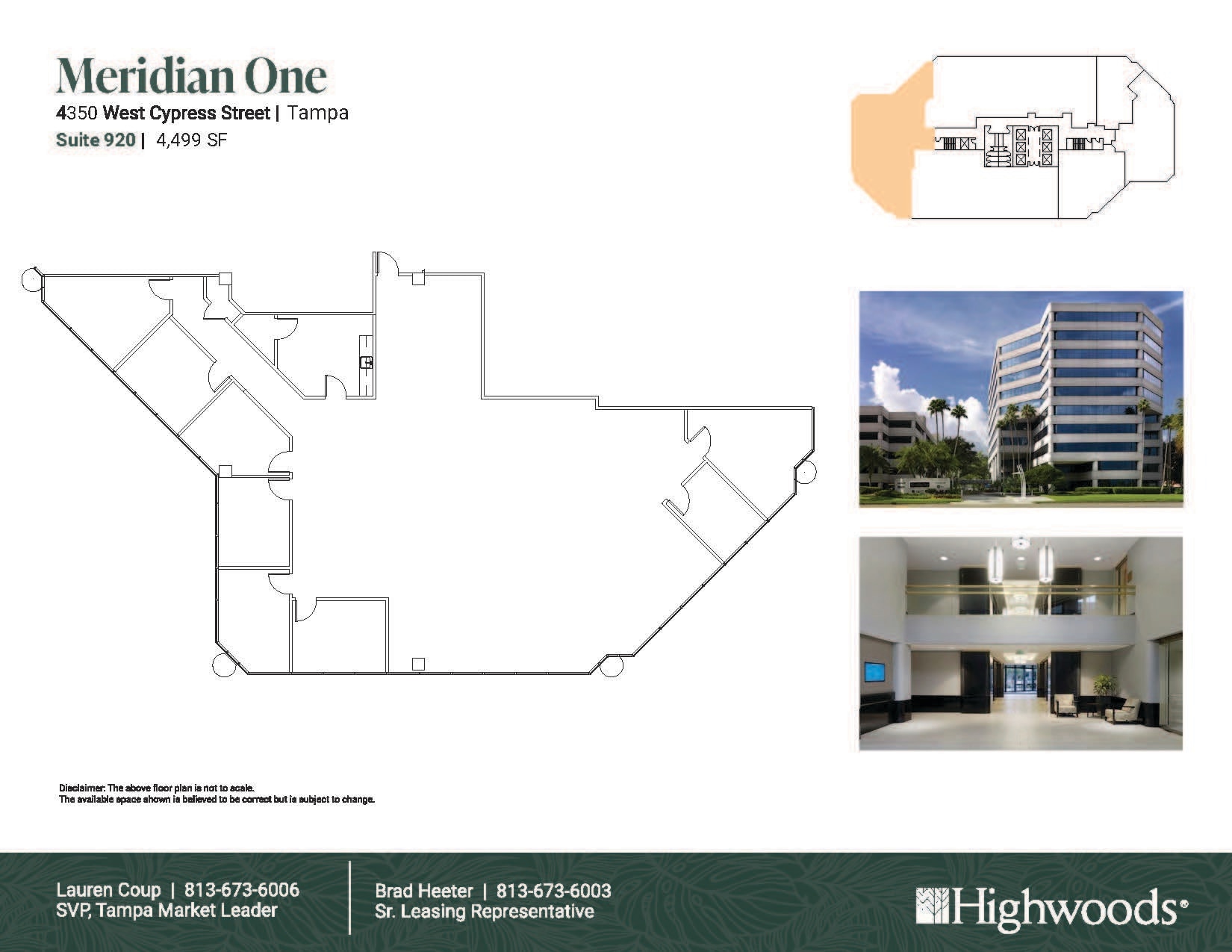 4350 W Cypress St, Tampa, FL à louer Plan d’étage– Image 1 sur 1