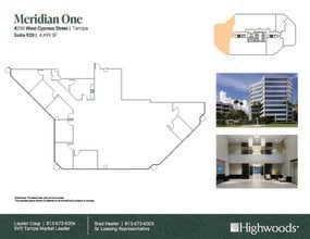 4350 W Cypress St, Tampa, FL à louer Plan d’étage– Image 1 sur 1