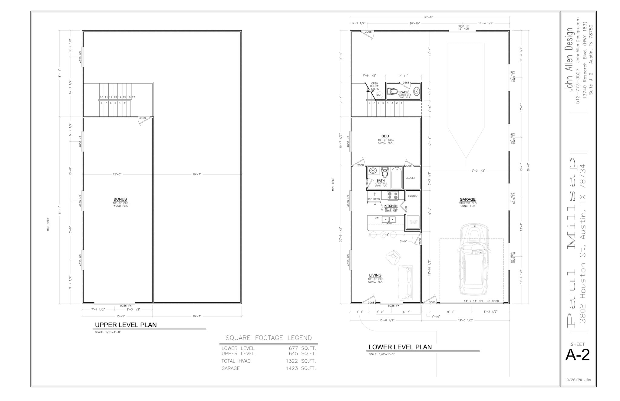 3802 Houston St, Austin, TX à louer Plan de site– Image 1 sur 1