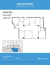 427 W 20th St, Houston, TX à louer Plan d’étage– Image 1 sur 1