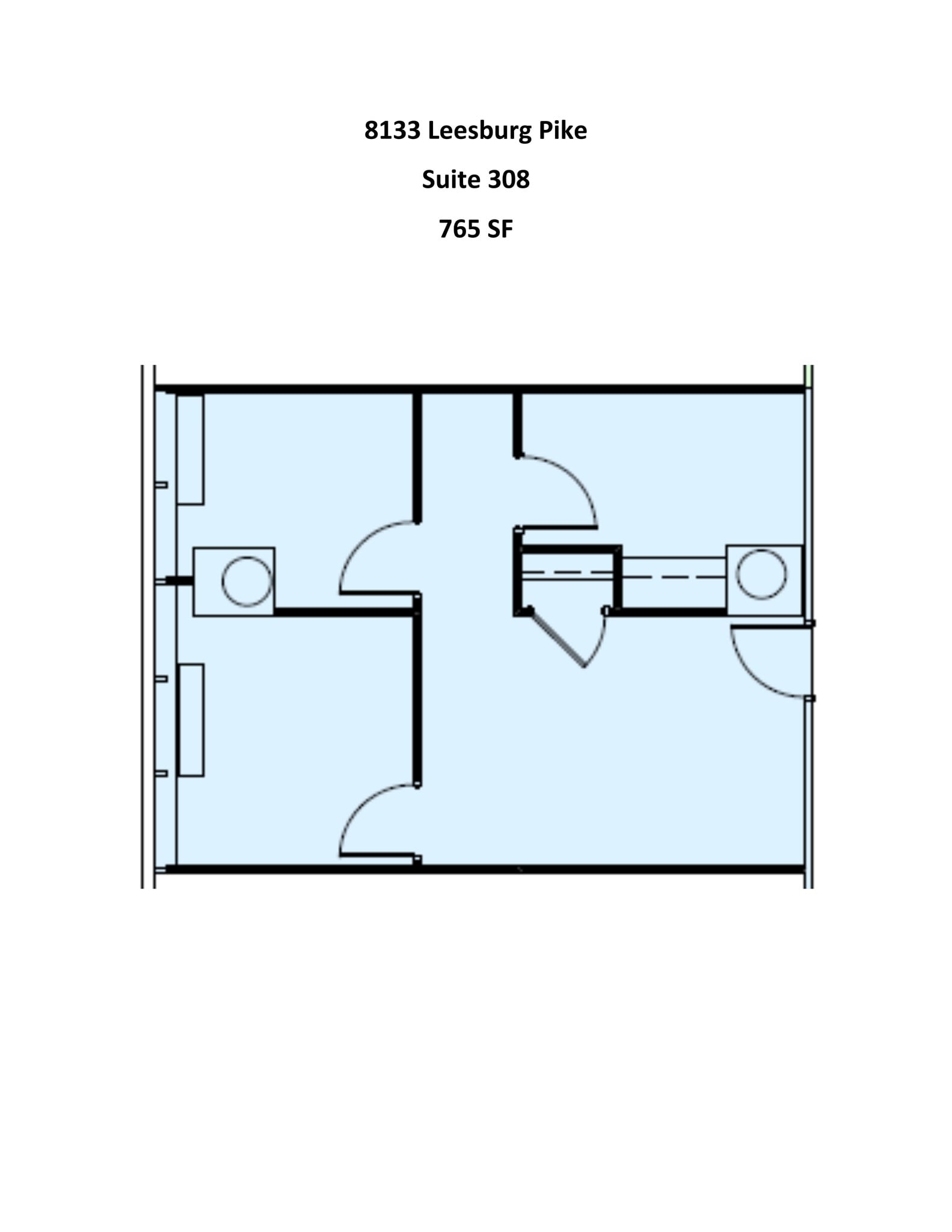 8133 Leesburg Pike, Vienna, VA à louer Plan de site– Image 1 sur 1