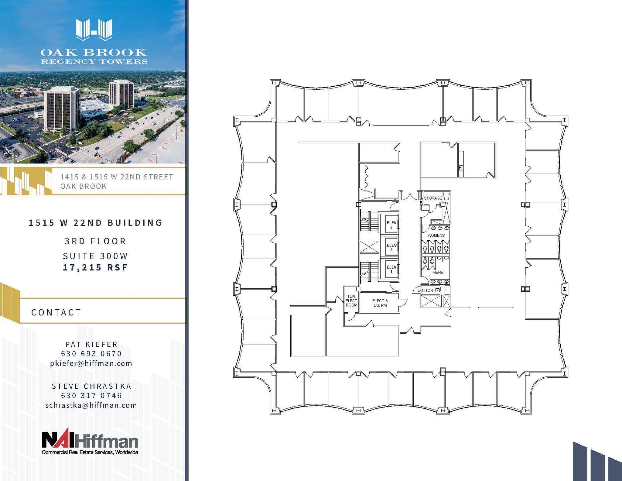 1415 W 22nd St, Oak Brook, IL à louer Plan d’étage– Image 1 sur 1