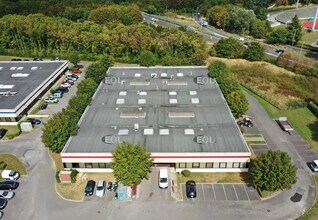 Bondoufle, ESS - Vue aérienne vue de carte