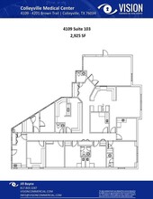 4109-4201 Brown Trl, Colleyville, TX à louer Plan d’étage– Image 1 sur 1