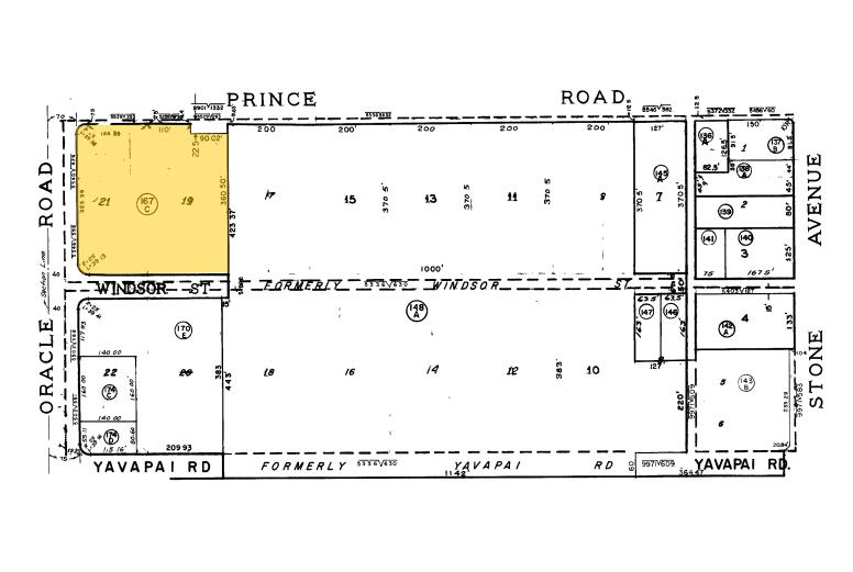 3550 N Oracle Rd, Tucson, AZ à louer - Plan cadastral – Image 2 sur 5