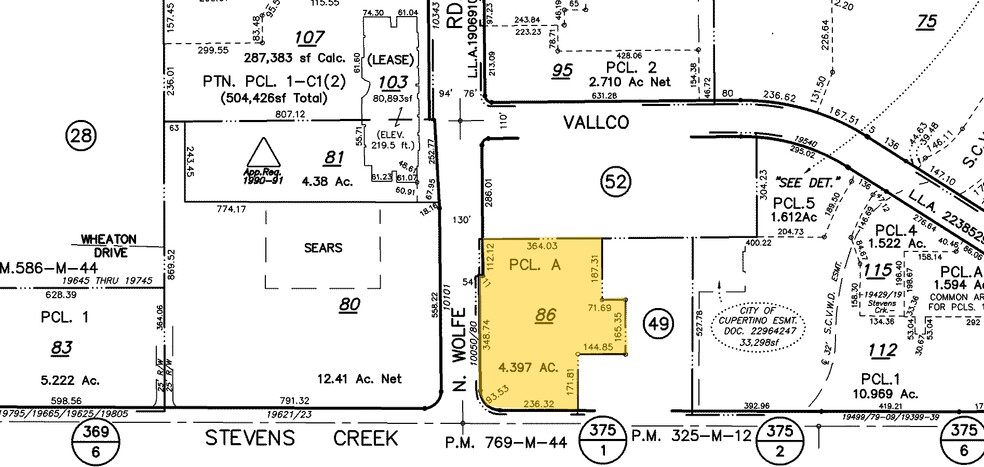 10080 N Wolfe Rd, Cupertino, CA à louer - Plan cadastral – Image 2 sur 2