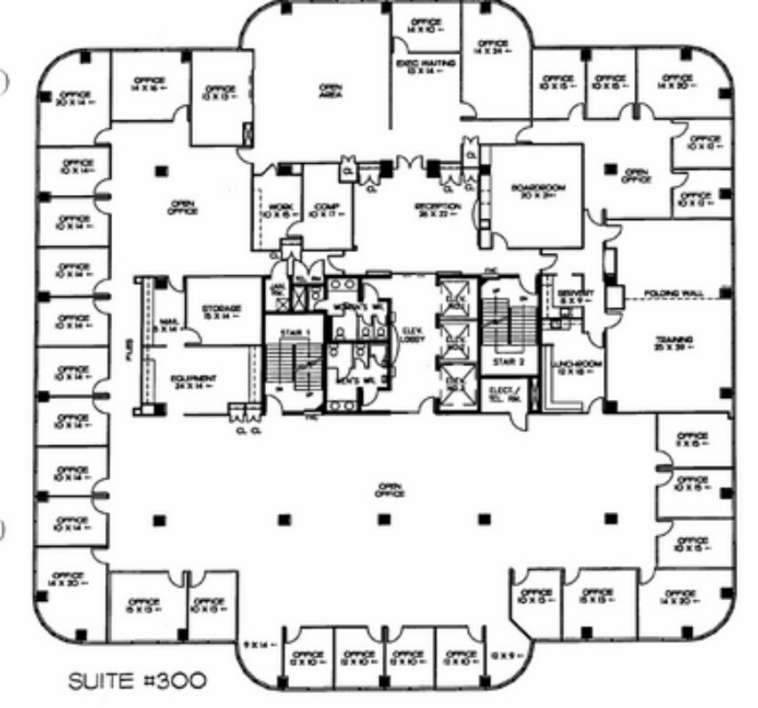 5945-5955 Airport Rd, Mississauga, ON à louer Plan d’étage– Image 1 sur 4