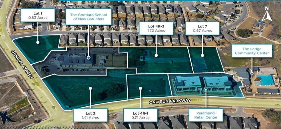 Oak Run Parkway & Geneva St, New Braunfels, TX à vendre - Photo de l’immeuble – Image 1 sur 6