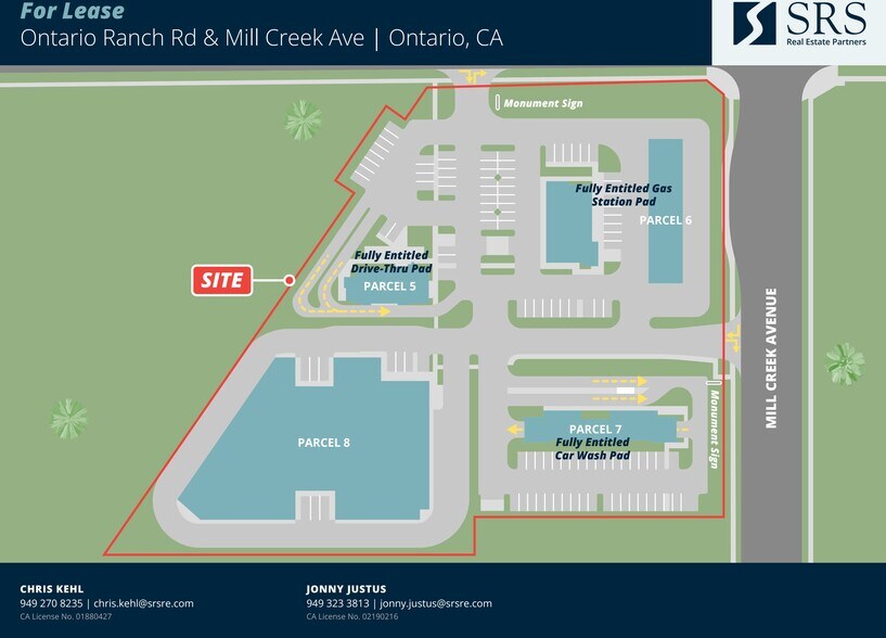 4212 S Heather Privado, Ontario, CA à louer - Plan de site – Image 1 sur 2
