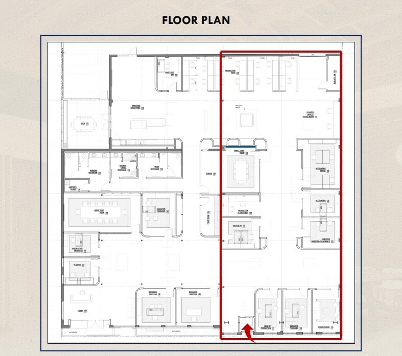 4125 W Jefferson Blvd, Los Angeles, CA à louer Plan d’étage– Image 1 sur 11