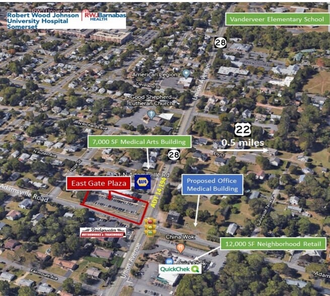 151-159 N Adamsville Rd, Somerville, NJ à louer - Neighborhood Photo – Image 3 sur 4