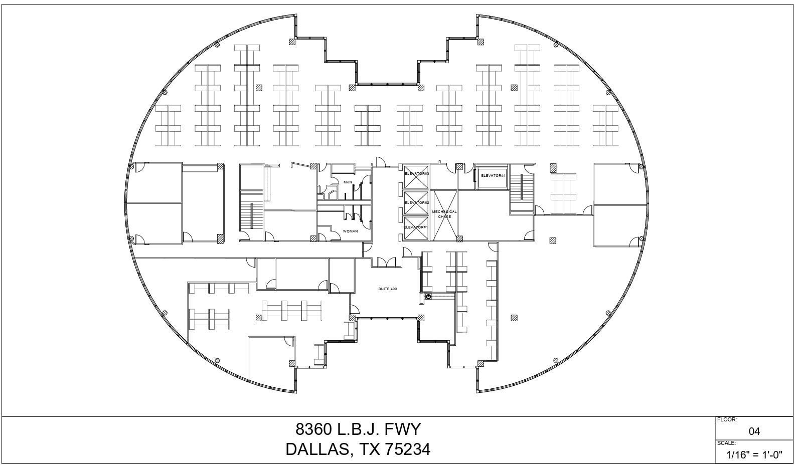8360 Lyndon B Johnson Fwy, Dallas, TX à louer Plan d’étage– Image 1 sur 1