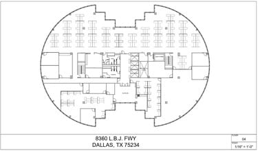 8360 Lyndon B Johnson Fwy, Dallas, TX à louer Plan d’étage– Image 1 sur 1