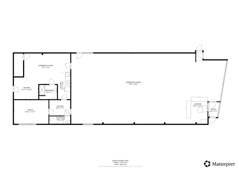 1 Hudson Ave, Chatham, NY à louer - Plan d’étage – Image 3 sur 9