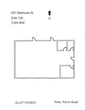 5301 Beethoven St, Playa Vista, CA à louer Plan de site– Image 1 sur 2