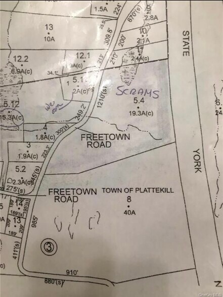 90 Freetown Rd, Plattekill, NY à vendre - Plan cadastral – Image 3 sur 4