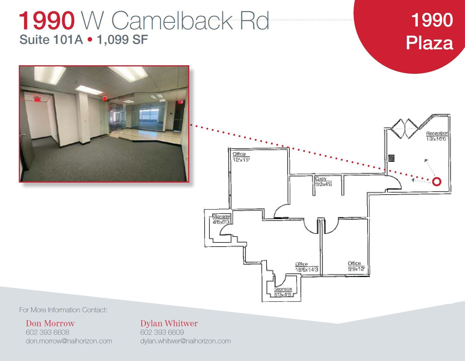 1990 W Camelback Rd, Phoenix, AZ à louer Plan d’étage– Image 1 sur 1