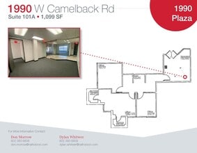 1990 W Camelback Rd, Phoenix, AZ à louer Plan d’étage– Image 1 sur 1