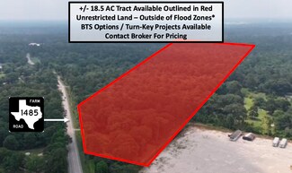 Plus de détails pour 0 Farm to Market 1485, Conroe, TX - Terrain à vendre