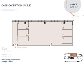 3625 Cumberland Blvd SE, Atlanta, GA à louer Plan d’étage– Image 1 sur 2