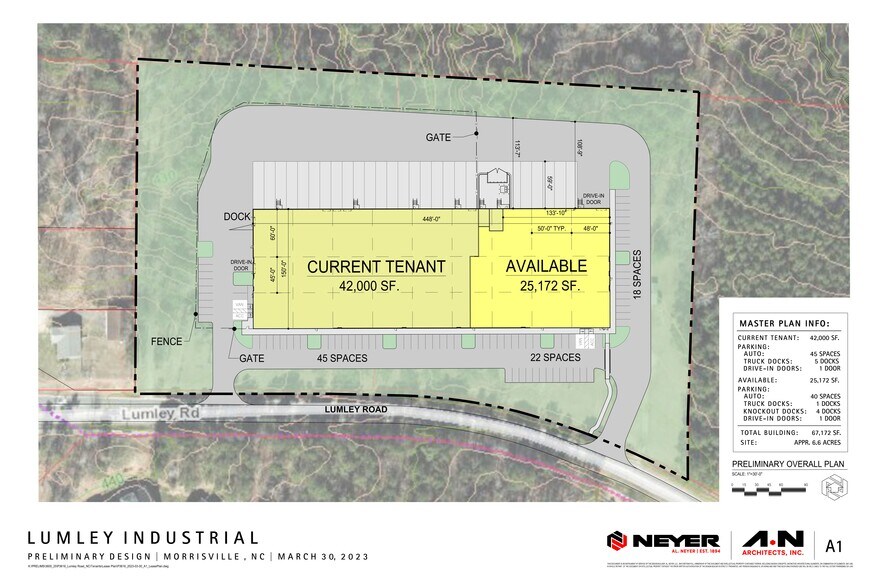 5513 Lumley Rd, Morrisville, NC à louer - Plan de site – Image 1 sur 6