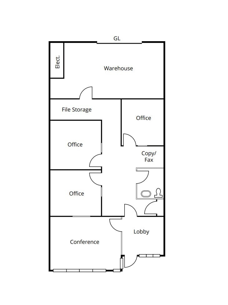 733-747 Ames Ave, Milpitas, CA à louer Plan d’étage– Image 1 sur 1