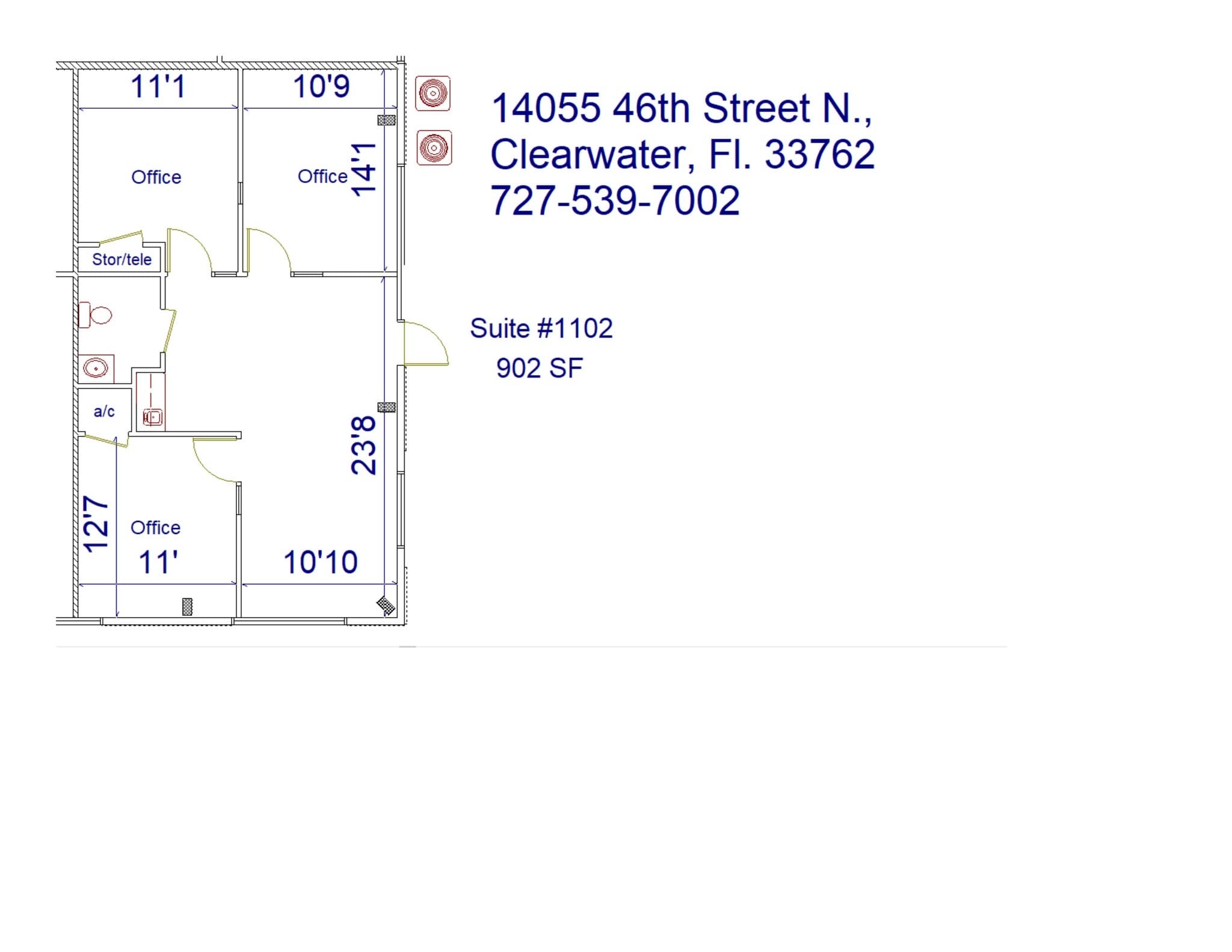 4500 140th Ave N, Clearwater, FL à louer Plan de site– Image 1 sur 1