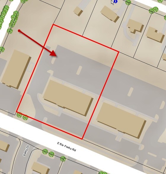 333 E Six Forks Rd, Raleigh, NC à louer - Plan cadastral – Image 2 sur 10