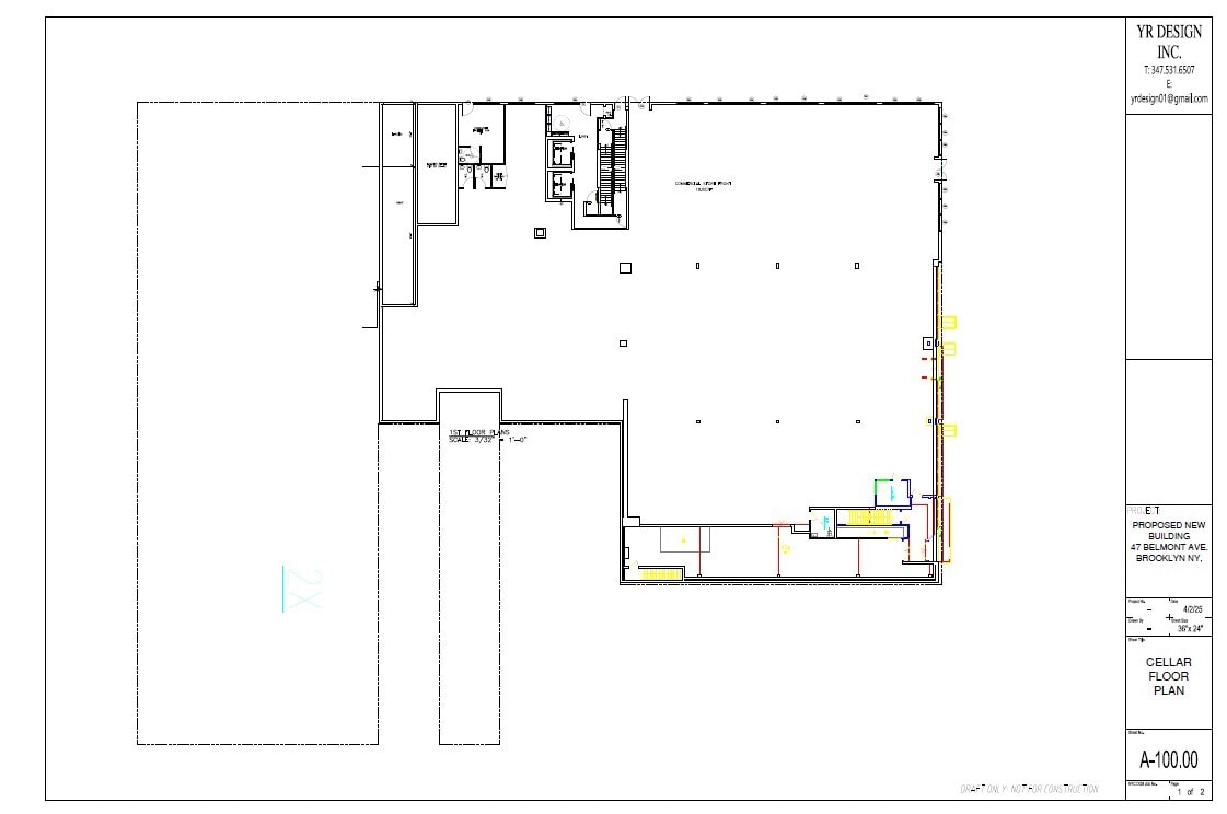 47 Belmont Ave, Brooklyn, NY à louer Plan d’étage– Image 1 sur 1