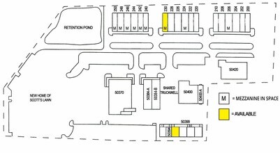 50220-50230 Dennis Industrial Ct, Wixom, MI à louer Plan d’étage– Image 2 sur 2