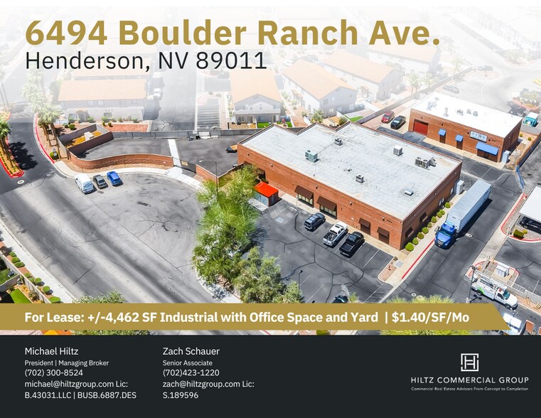6494 Boulder Ranch Ave, Henderson, NV à louer - Photo de l’immeuble – Image 1 sur 7