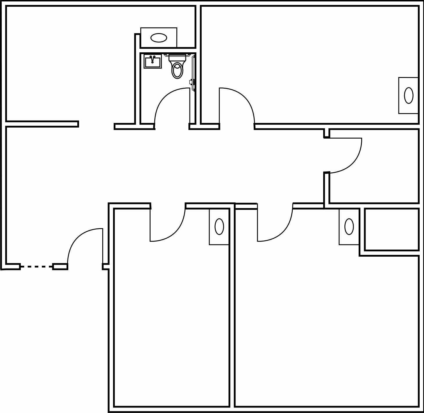 1363-1375 S Eliseo Dr, Larkspur, CA à louer Plan d’étage– Image 1 sur 6