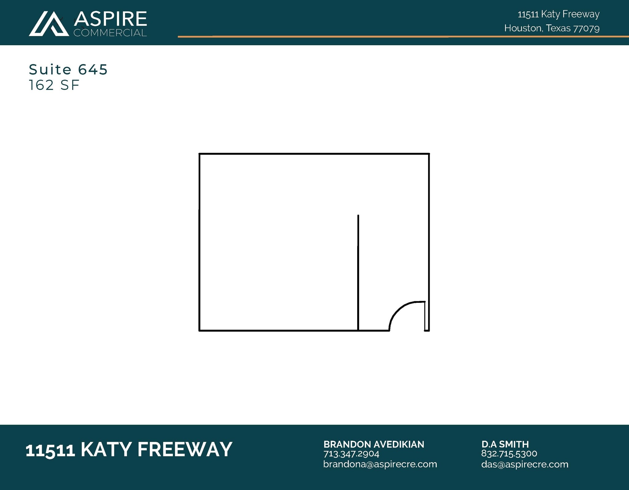 11511 Katy Fwy, Houston, TX à louer Plan d’étage– Image 1 sur 1