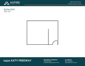 11511 Katy Fwy, Houston, TX à louer Plan d’étage– Image 1 sur 1